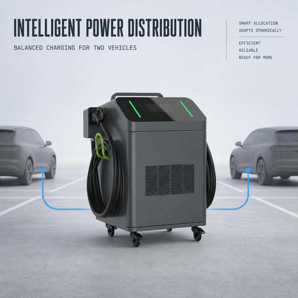 MIDA 20kW 40kW Portable DC Charger CCS2 V2G Solar Compatible Mobile EV Charging Station Off Grid Remote - Battery Buffer and Off-Grid Ready