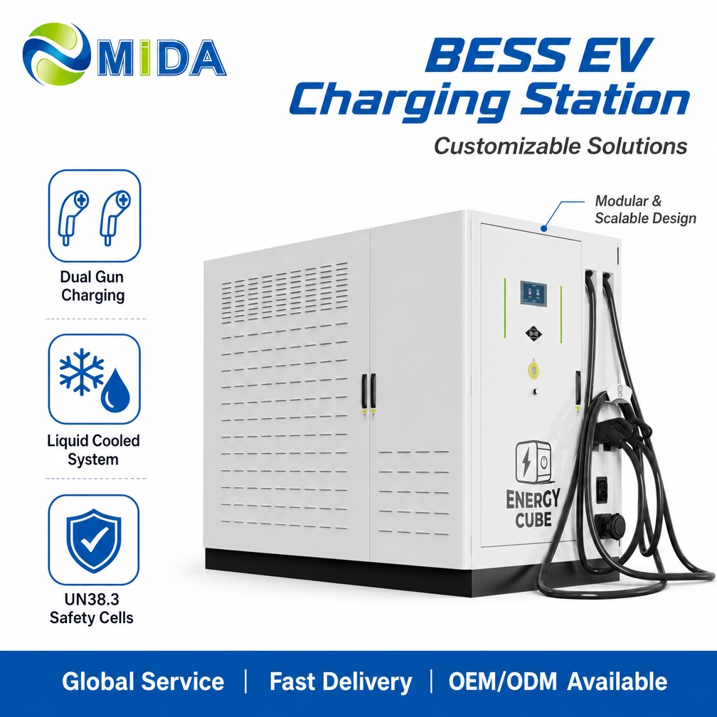 418kWh 180kW BESS EV Charging Station Solar Integration Commercial Demand Management Infrastructure Deployment Projects - Safe, Modular and Remotely Managed