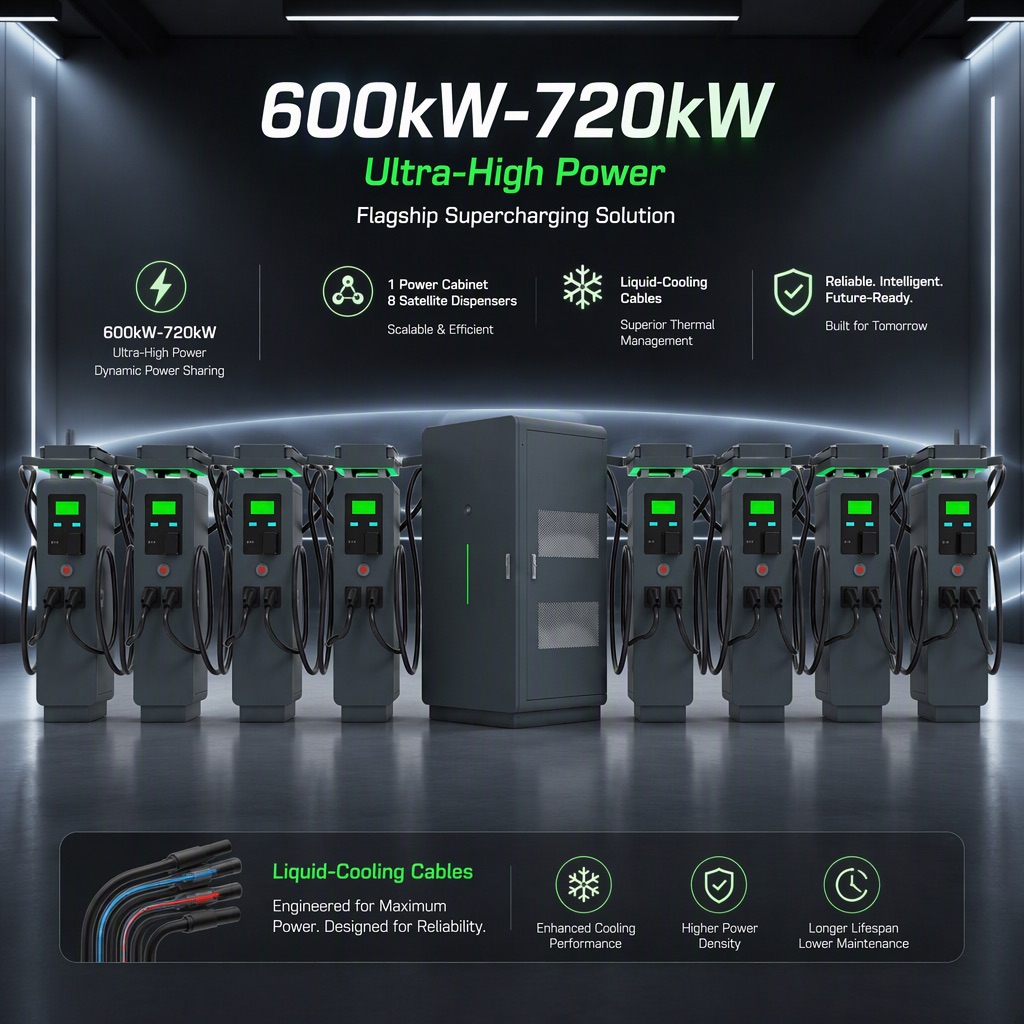 Split Type DC Fast Charging Station 480kW