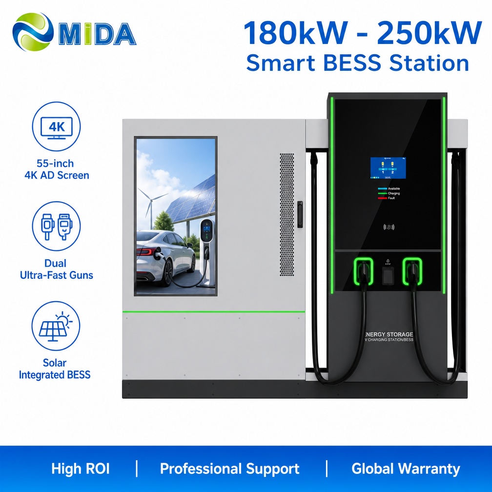 522kWh 240kW Energy Storage EV Charging System Solar Generation For Microgrid Transportation Infrastructure Deployment - Off-Grid, Microgrid and Fleet Ready