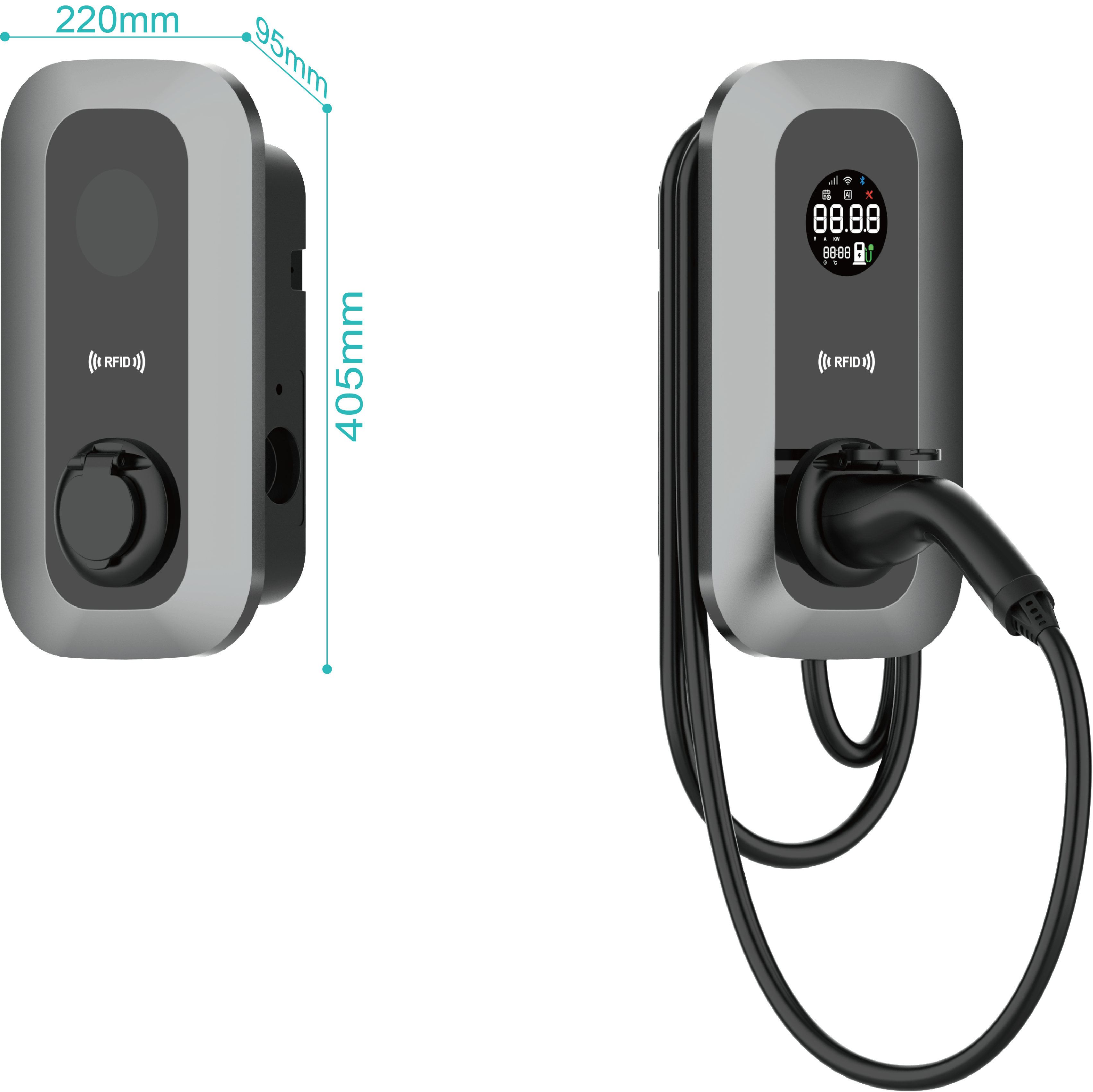 AC wallbox EV charger